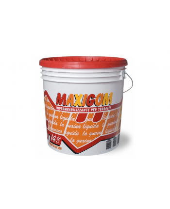 GUAINA LIQUIDA - 4lt - Trasparente - IMPERMEABILIZZANTE PEDONABILE PER TERRAZZI - MAXIGOM