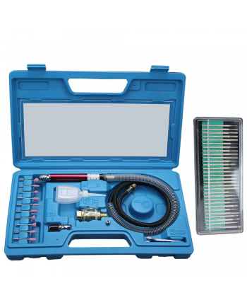 MINI SMERIGLIATRICE FLESSIBILE PNEUMATICA CON ACCESSORI A PENNA