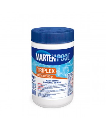 1KG CLORO - Triplex Multiazione 3 in 1 - IN PASTIGLIE DA 200GR PER PISCINE PISCINA