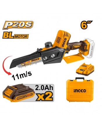 Sega a batteria 20V 2AH X2 - Motore brushless Lama CARVING 15cm - IN VALIGETTA - CGSLI20686
