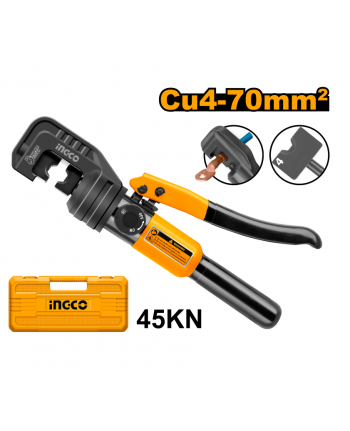 PINZA DI CRIMPATURA IDRAULICA 4-70Mm² CAVI TERMINALI - INGCO HHCT0170