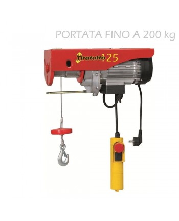 PARANCO ELETTRICO EUROPEA 450 W TIRATUTTO 125/250 KG VERRICELLO