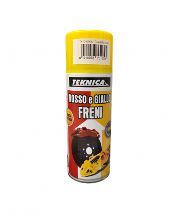 Bomboletta vernice Spray FRENI GIALLO - 400ml - TEKNICA 17-0906