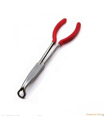 Pinza becchi lunghi tondi per cappucci candele d’accensione auto officina 28CM