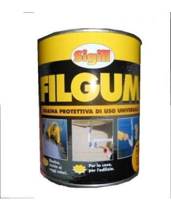 GUAINA A SPATOLA/PENNELLO FILGUM 750 GR IMPERMEABILIZZANTE TERRAZZI - SIGILL