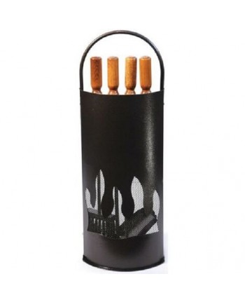  SET CAMINO 5 PEZZI - ATTREZZO KIT - ACCESSORI CAMINETTO DESIGN PER PULIZIA -