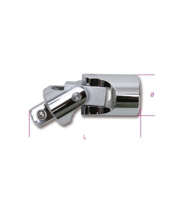 BETA 928/25  -- DOPPIO SNODO CARDANICO ATTACCO 3/4"  M-F 