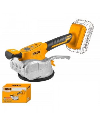 VIBRATORE E VENTOSA PER PIASTRELLE A BATTERIA 20V NUDO - SENZA BATTERIA - INGCO CTVLI2010