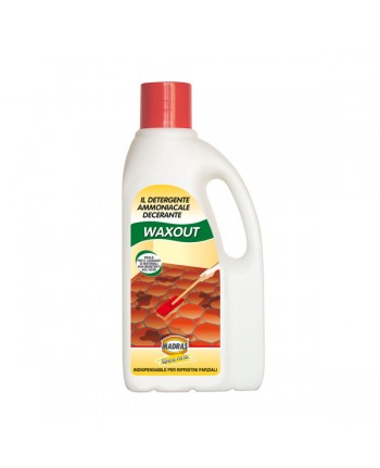 WAXOUT  DETERGENTE DECERANTE AMMONIACALE 1LT PER PAVIMENTI COTTO PIETRA  Madras