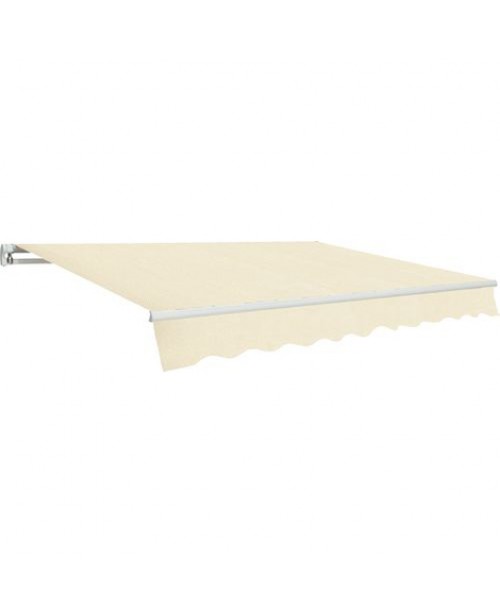 VivaGarden Tenda Da Sole Da Esterno A Bracci Avvolgibile 400x250 Cm Per Porta Colore Beige - D45151C2 - Foto 9
