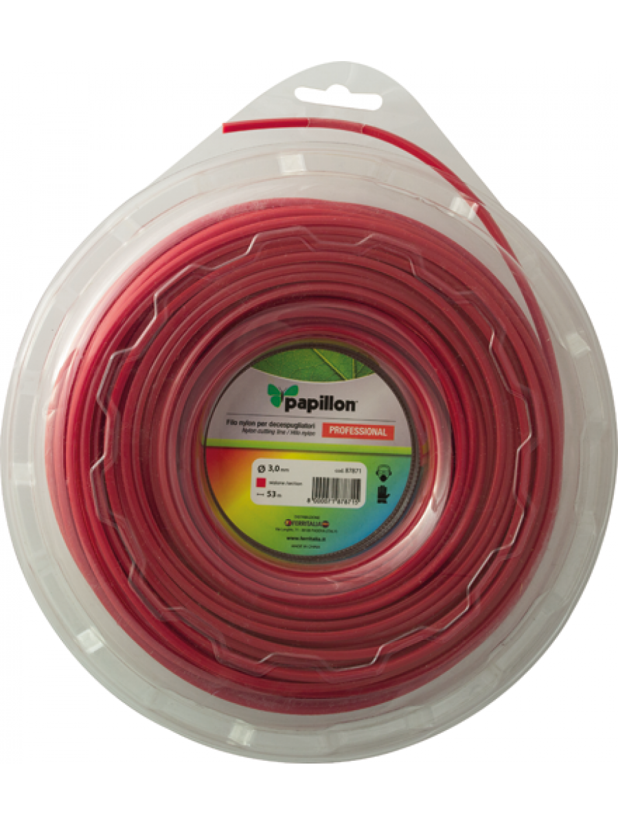 Filo Decespugliatore Profess Nylon Quadro 3 5mm X 34mt Alta Resistenza