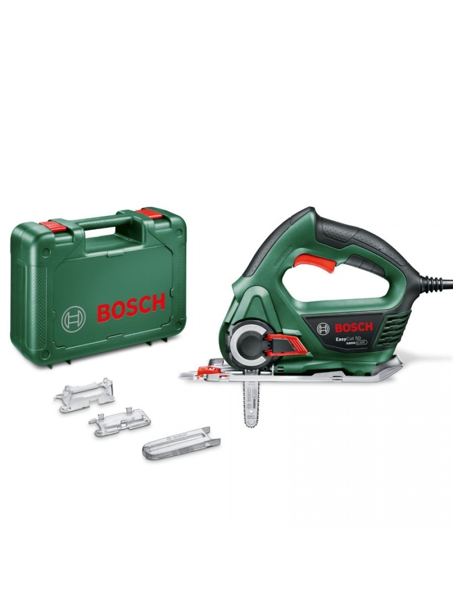 in Valigetta Profondit/à di Taglio in Legno 50 mm 500 Watt Bosch Easycut 50 Sega Tecnologia Nanoblade
