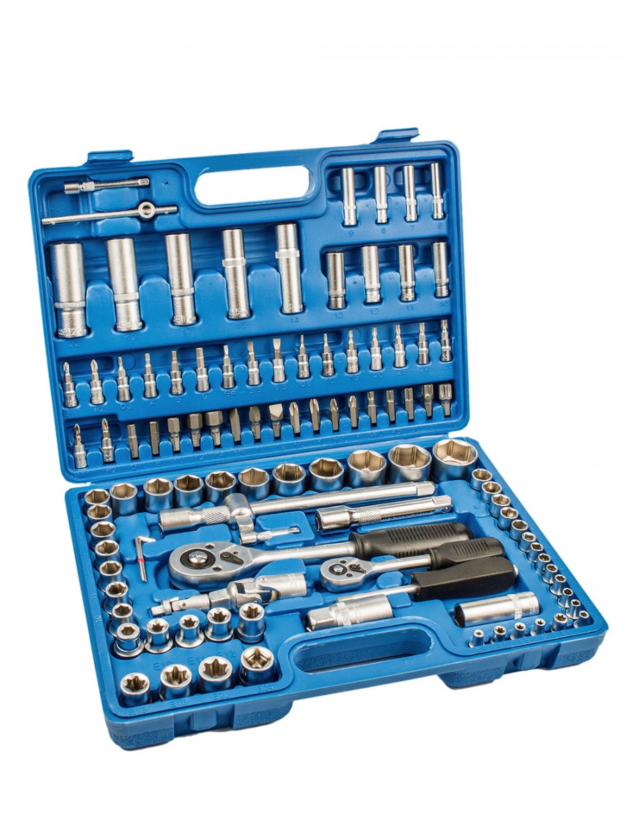 Set Utensili 108 Pezzi Set Chiavi A Bussola 108 Pezzi - Professionale Con Valigetta, Chrome Vanadium Set Utensili Cromo Vanadio - Foto 9