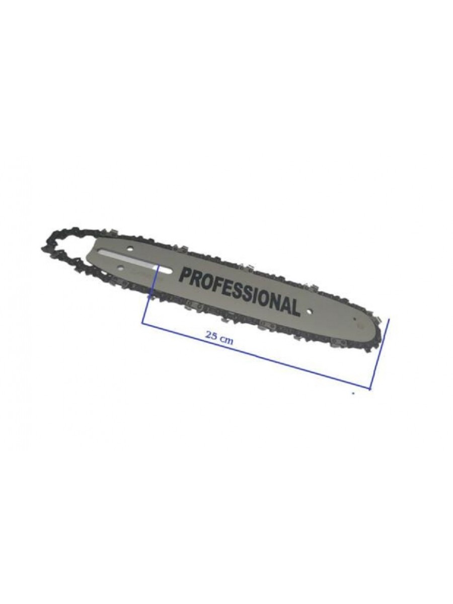 Gomme Moto Lama E Barra Per Motosega Da 45 Cm 18" Pollici 72 Maglie Ricambio Pi&ugrave; Catena E Seconda Catena In Omaggio Per Motoseghe Scoppio 45 CC 52 CC Ricambio Barra Guida