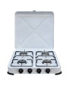 FORNELLO 4 FUOCHI A GAS GPL - Fornellone 52X52X10CM campagna campeggio