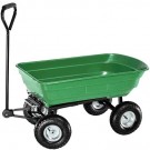 CARRELLO DA GIARDINO RIBALTABILE - MAX 250KG - 4 RUOTE - IN ABS - CARRIOLA