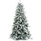 ALBERO DI NATALE 240cm INNEVATO ALASKA - reale SUPER FOLTO NATALIZIO VERDE NEVE