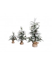 Pinetto innevato 72cm con pigne real touch Albero di natale REALISTICO NATALIZIO