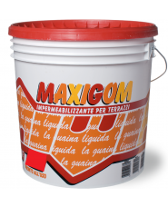 GUAINA LIQUIDA - 4lt - Trasparente - IMPERMEABILIZZANTE PEDONABILE PER TERRAZZI - MAXIGOM