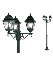 LAMPIONE DA GIARDINO "CHARME 3 luci" PAPILLON CM 203H lampada lampade alluminio