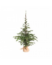 Pinetto H180cm Real Touch - Base Yuta - Albero di natale NATALIZIO mod.Vivaio