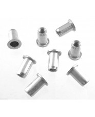 M6 - INSERTI FILETTATI RIVETTI ACCIAIO ---- 50 PZ---- INSERTI BUSSOLE