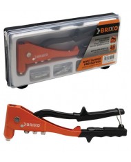 RIVETTATRICE MANUALE PER RIVETTI IN ALLUMINIO/ACCIAIO + 40 rivetti -- brixo