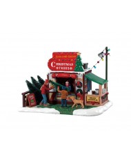 Venditore di alberi di natale-Garland grove tree lot 83354 LEMAX