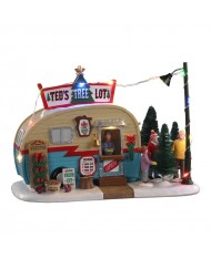 Lemax Negozio Di Alberi Di Ted - Ted's Tree Lot A Batteria - LEMAX - 04746