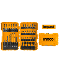 Ingco Set 45pz Bit E Cacciavite Impact - alta resistenza 