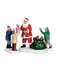 Lemax Incontro Con Babbo Natale Set 3 - It's Santa! - LEMAX - 52318