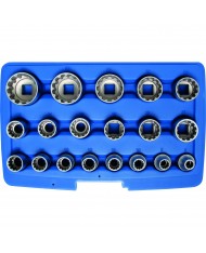 BUSSOLE 19pz 8-32mm BULLONI TORX -XZN - POLLICI - MM - ROVINATI - SPLINE 