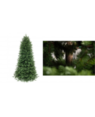 ALBERO DI NATALE 210cm DANKAN Kennedy - PALO EFFETTO TRONCO - Real touch - PE+PVC - NATALIZIO VERDE
