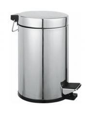 CESTINO RIFIUTI PER BAGNO ACCIAIO INOX  5 LT - MAURER