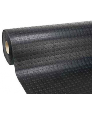 PAVIMENTO PVC BULLONATO COPRIPAVIMENTO 1MTX25MT NERO-ROTOLO 