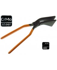 31-075 - Pinza piegatrice  a becchi larghi 45° per lattonieri manici ricoperti in PVC