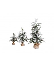 Pinetto innevato 50cm con pigne real touch Albero di natale REALISTICO NATALIZIO