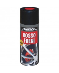Bomboletta vernice Spray FRENI ROSSO - 400ml - TEKNICA 17-0905