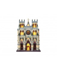 Cattedrale di St.Patrick VILLAGGIO DI NATALE LEMAX 95916 - GIOSTRINA NATALIZIA St.Patrick's Cathedral