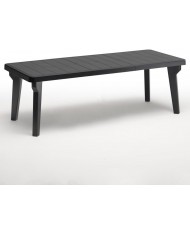 Tavolo allungabile da giardino 170/220x90x74 h Antracite BERGEN BICA