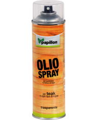 OLIO PORTETTIVO RAVVIVANTE PER LEGNO SPRAY 500ML - TEAK - MOBILI -TRASPARENTE