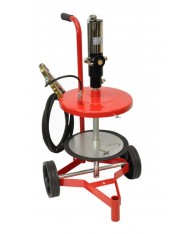 518 AEROPULSOMETRO PNEUMATICO X GRASSO x FUSTO 50KG CON RUOTE - BONEZZI ITALY