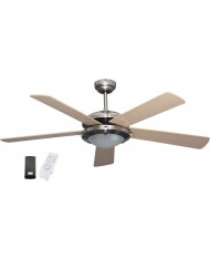 Ventilatore da Soffitto Niklas Woodsky IN LEGNO - Potenza 60 Watt - Con telecomando 