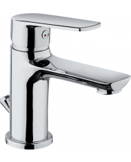 53003 -MISCELATORE LAVABO "ALBA" MAURER - OTTONE CROMATO 