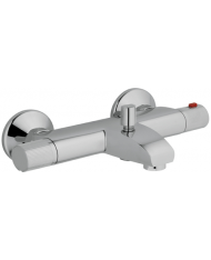 53012 - MISCELATORE VASCA TERMOSTATICO "ALBA" MAURER- OTTONE CROMATO DOCCIA BAGNO
