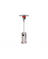 STUFA A GAS 14KW GPL A OMBRELLO - Inox ESTERNI - FUNGO BAR RISTORANTE BOMBOLA