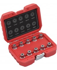 Set 10 bussole per installazione / rimozione dadi antifurto ruote BMW 