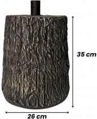 XONE Base Tronco Effetto Real Touch per Albero di Natale  cm26x35h - NAT02510