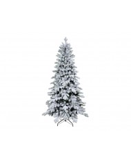 Albero di natale 240cm - CERVINO SLIM - apertura ad ombrello - Realizzato in PVC e PE REAL TOUCH