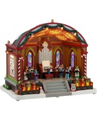 LEMAX Edificio in movimento con luci led e musica Christmas at the Park Pavilion TEATRO ALL'APERTO 45267